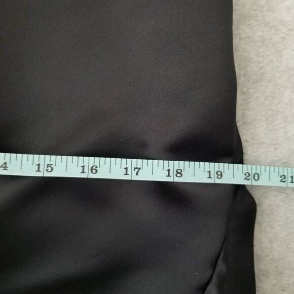 Kay Unger 8 Satin Tulip Ruffle Maxi Whimsigoth Vamp Skirt Formal Party HOCO VTG - Picture 13 of 15